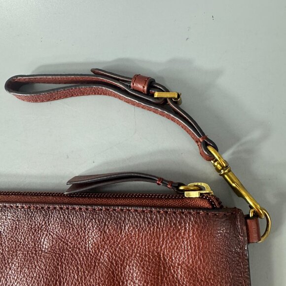Frye Brown Leather Wristlet - Picture 4 of 15